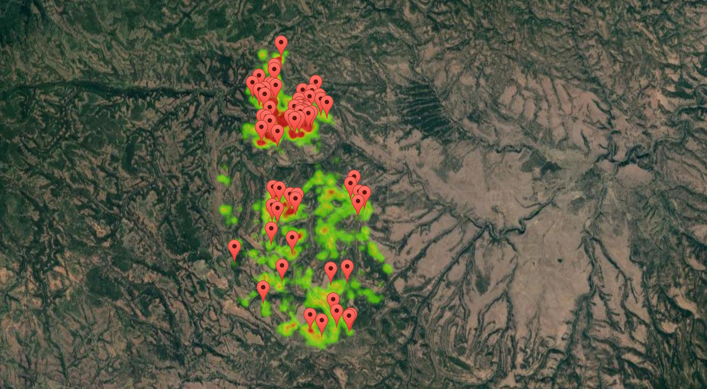 Ranch Hand webapp map interface